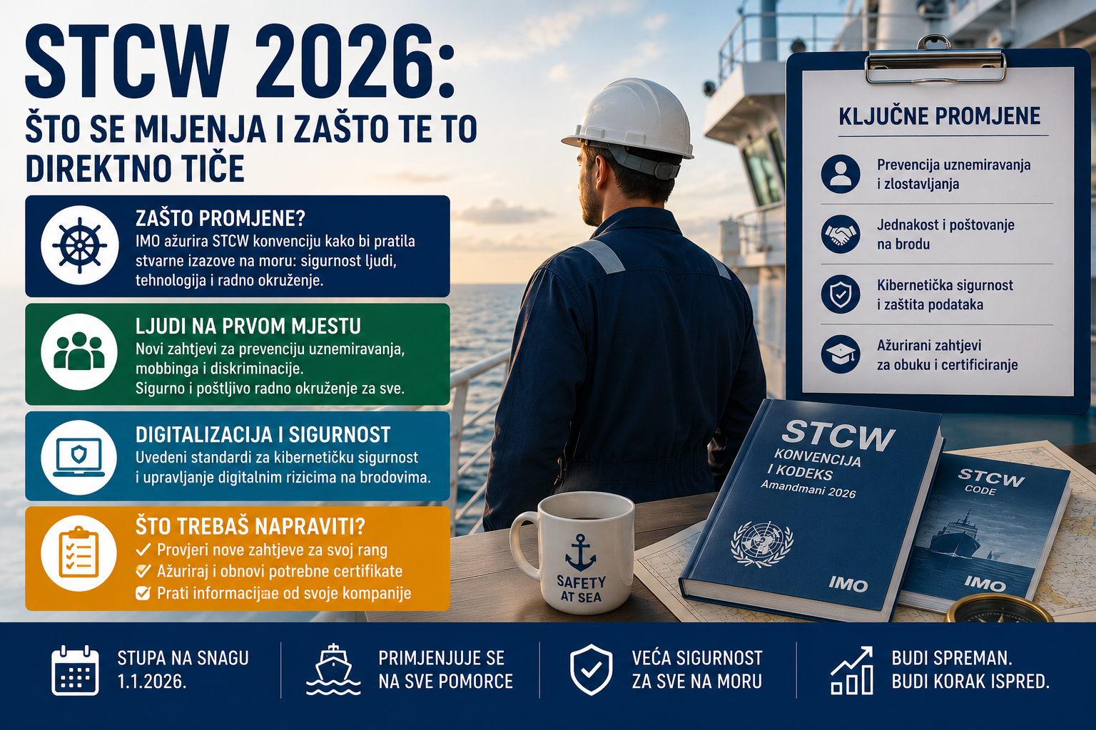STCW 2026 promjene amandmani