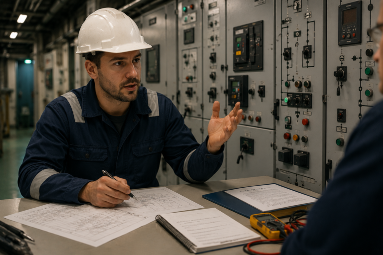 ETO oral exam questions on high voltage — HV switchboard on a ship