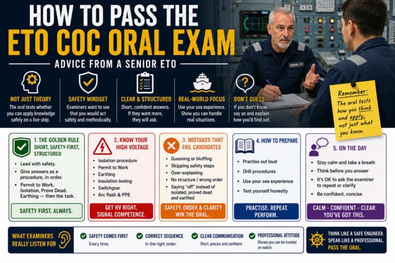 How to pass the ETO CoC oral exam – marine electrical officer preparation